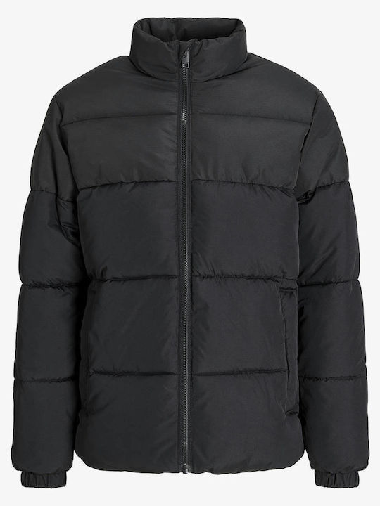 Jack & Jones Jjmaze Kurze Gesteppte Kinderjacke mit Futter Schwarz