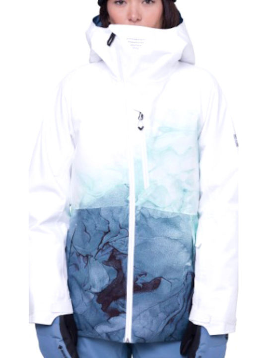 686 I-004500-738 Women's Ski & Snowboard Jacket White
