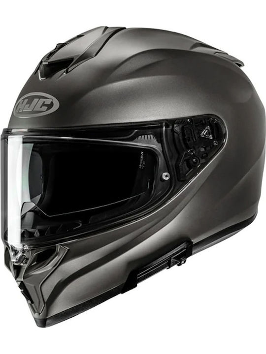 HJC i72 Semi Flat Titanium Full Face Motorcycle...