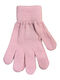 Gestrickte Kinderhandschuhe Rosa