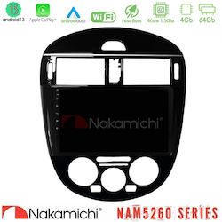 Nakamichi Nam5260 Series 4-Core Android 13 4+64 GB Nissan Pulsar 2015–2018 Manuelle Klimaanlage Navigation Multimedia-Tablet 9" CarPlay & Android Auto