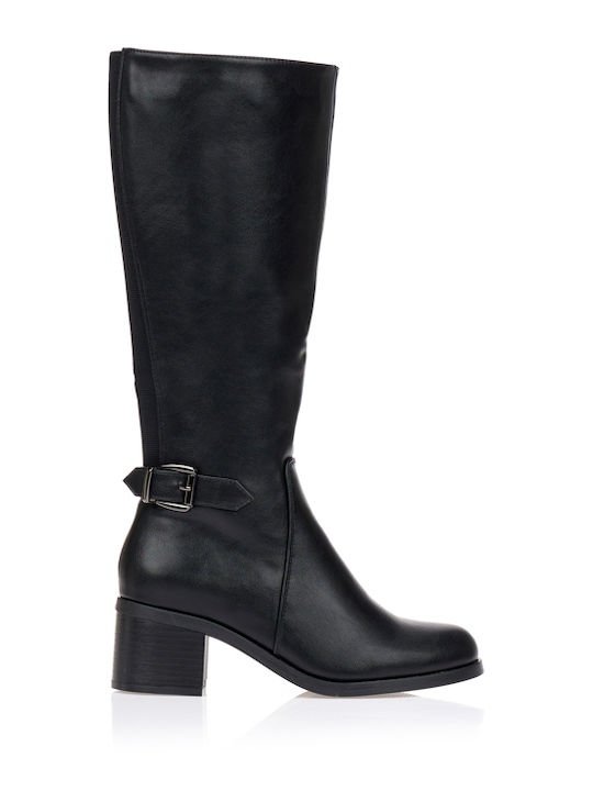 Tsoukalas Damenstiefel mit Mittlerem Absatz in ...