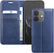 Zanaé Wallet Case Redmi Note 17 Pro Textured Effect Stand Night Blue