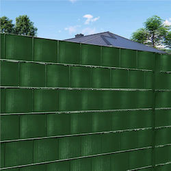 Material de împrejmuire din PVC, 20 bucăți, verde