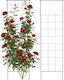 Set 2 Relaxdays Trellises Black 193 X 1 X 58 Cm