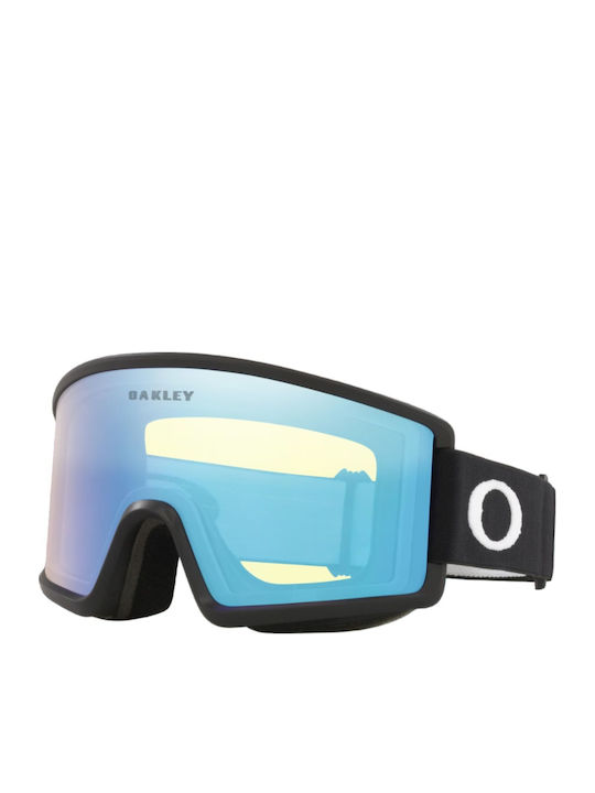 Oakley L Snow Mască de Schi și Snowboard pentru Adulți Neagră cu Lentilă Neagră
