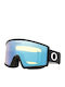 Oakley L Snow Mască de Schi și Snowboard pentru Adulți Neagră cu Lentilă Neagră