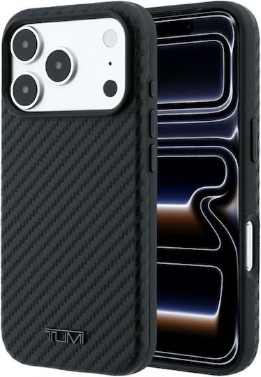 Tumi Back Cover Metalic Negru (iPhone 18 Pro / 17 Pro)