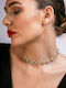 Choker Επιχρυσωμένο με Ζιργκόν