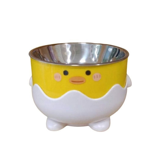 Denik Pets Stainless Steel Food & Water Bowl for Dogs & Cats 14x9.5 cm