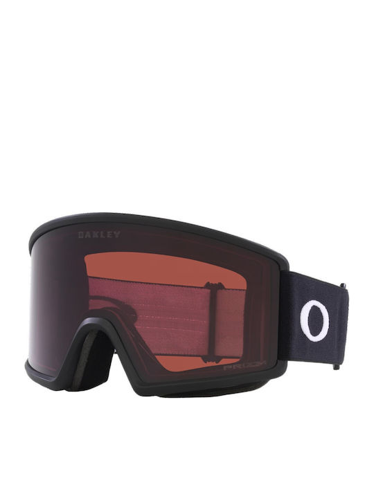 Oakley Mască de Schi & Snowboard pentru Adulți Neagră cu Lentilă Fumurie Neagră
