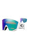 Oakley Mască de Schi și Snowboard pentru Adulți Albă cu Lentilă Roz