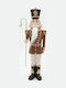 Magic Weihnachts-Nussknacker Braun aus Polyresin, Höhe 30,5 cm
