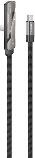 Yesido Braided USB-C to Lightning Cable 27W Μαύρο 1m