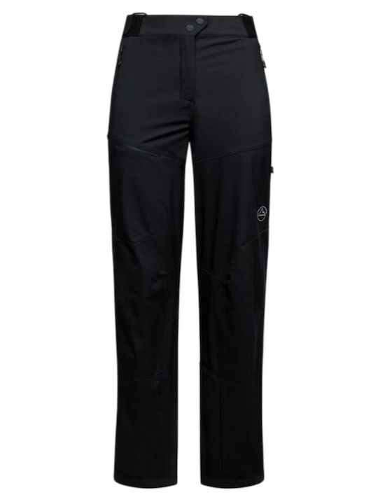 La Sportiva M63999000 Pantaloni de Schi și Snowboard Softshell pentru Femei Negri