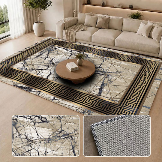 Homeone M216 Ecru Runner Rug with Fringes 80x150cm