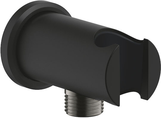 Grohe 26658kf0 Rainshower Universal Shower Outlet Elbow 1/2" X 1/2" Holder Matte Black