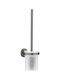 Grohe Grey Metallic Bathroom Toilet Brush