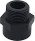Conector Rapid Drept Din Plastic cu Închidere Filet Tată 1″ 1″