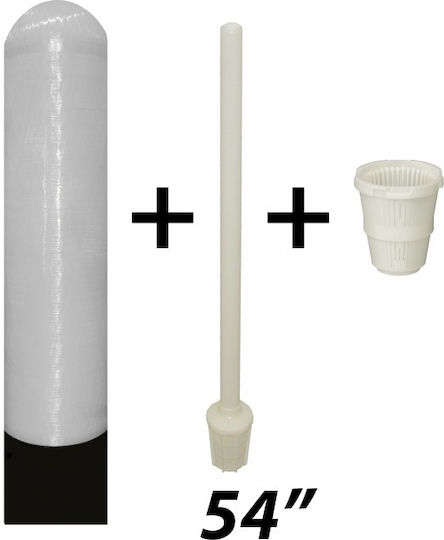 Frp Tank 1354 – 54’’ D34 × H140 Cm Κεντρικό Σωλήνα & Διανομέα 105,7 L