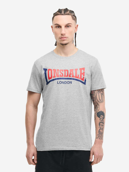 Lonsdale Tricou Sport în Două Tonuri Gri