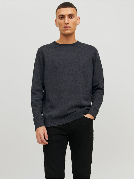 Jack & Jones Πουλόβερ Dark Grey Melange