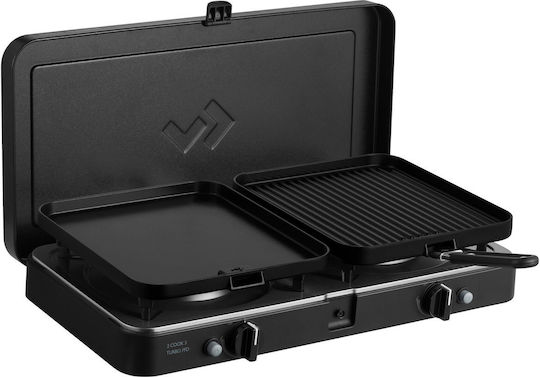 Cadac Cook 3 Turbo FFD Deluxe Двоен Черен Настолен Газов Котлон
