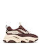 Possession-e Women's Chunky Sneakers Brn Off White