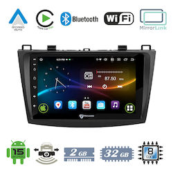 Vencore 3236-10007-0228b Android-Multimedia-Display 15 9" 9109a Mtk6762 Octa-Core 2 GB/32 GB IPS-Blende CarPlay Android Auto Unterstützung Für Rückfahrkamera AHD Mazda 3 2009–2014 – Schwarz 3236-10007-0228b