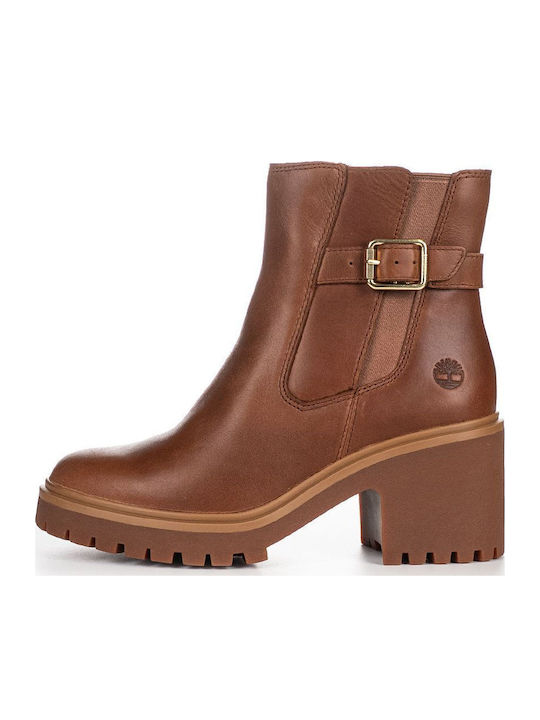 Timberland Leather Women's Brown Chelsea Ankle ...