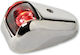 Osculati Orion Red LED Side Navigation Light 69.1x47.7mm 12/24V Stainless Steel