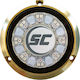 Shadow Caster Scr-24 Round White LED Underwater Light