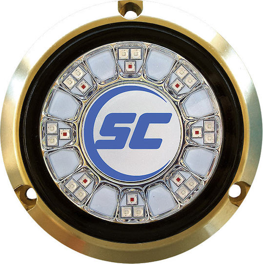 Shadow Caster Scr-24 Round Underwater LED Light White-Blue