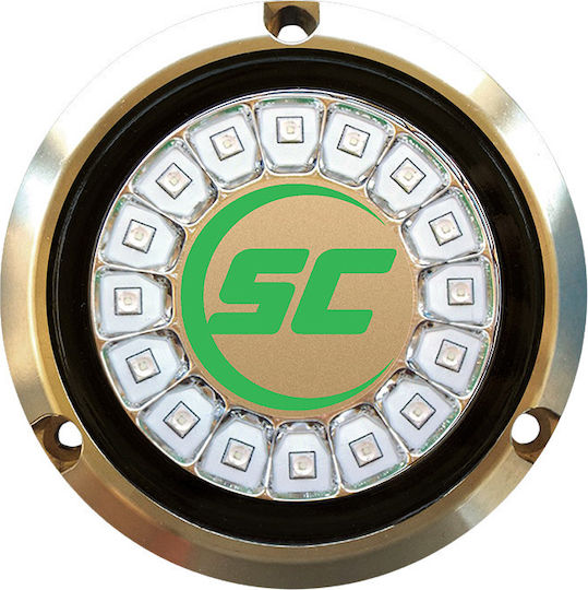 Shadow Caster Scr-16 Round Green Underwater LED Light