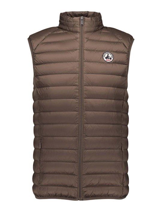 Tom Sleeveless Puffer Jacket Waterproof Brown