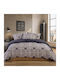 Nef-Nef Homeware Casual Super-Double Bed Sheet Set with Fitted Sheet 160x200+35cm Brown (4pcs)