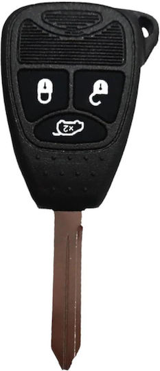 Carcasă pentru Cheie Auto Compatibilă cu Chrysler Jeep, 3 Butoane