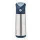 B.Box Stainless Steel Thermos Bottle BPA Free 500ml Midnight with Handle