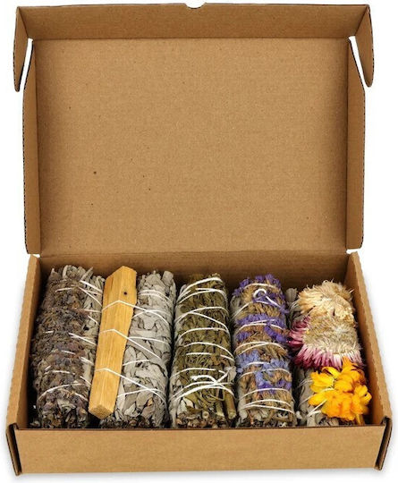 Geschenkbox mit 5 Verschiedenen Salbeiarten zur Energetischen Reinigung