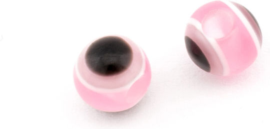 Plastic Eyes 6mm Transparent Pink 200 Pieces