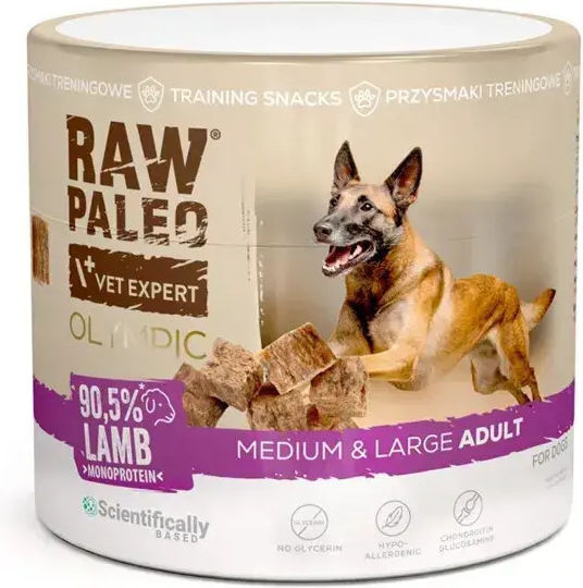 VetExpert Raw Paleo Υγρή Τροφή Σκύλων σε Κονσέρβα Διαίτης με Αρνί 90gr
