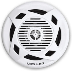 Osculati Ηχεία 5 25" 2x40w Rms Διπλού Κώνου Ζεύγος Λευκό