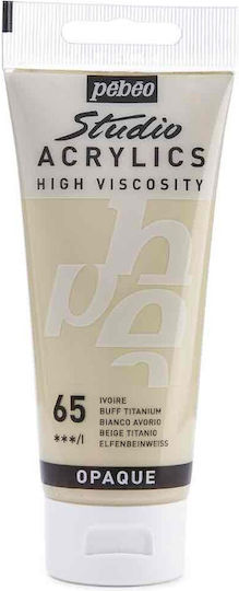 Ακρυλικό Ζωγραφικής Studio Acrylics 100ml Pébéo 65 Buff Titanium