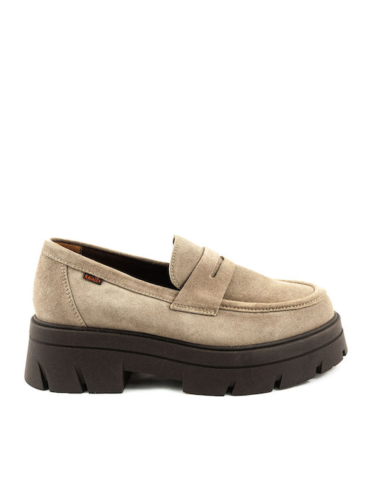 Ragazza Suede Women's Moccasins in Brown