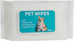 Pet Cleaning Wipes 80 Pieces Yb-07172