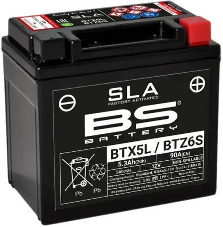 Μπαταρια Bs Btx5l-bs Btz6s-bs Sla