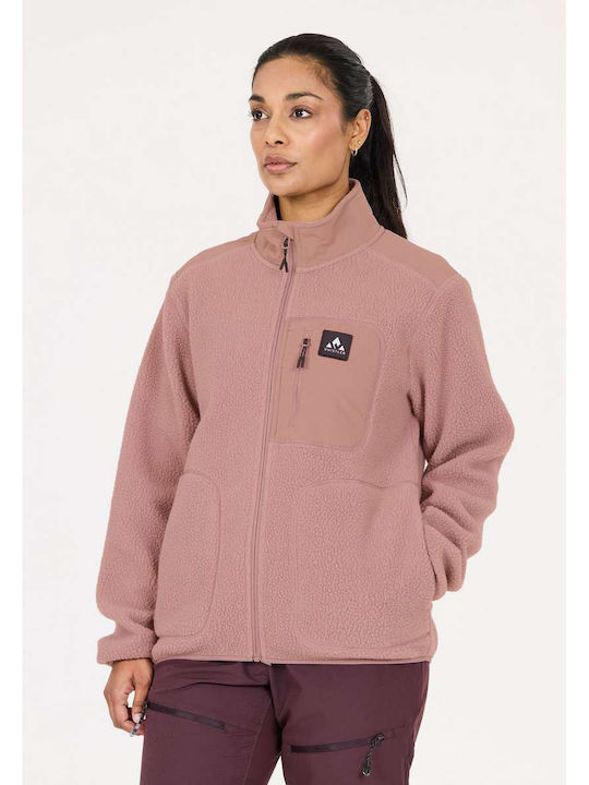 Дълго Дамско Спортно Яке Twilight Mauve Pink