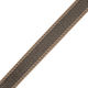 Diagonal Polyester Ribbon Beige Grey Grey Stitches 1.6 cm per Meter