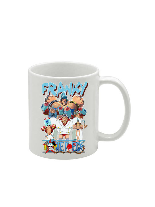 Бяла чаша One Piece