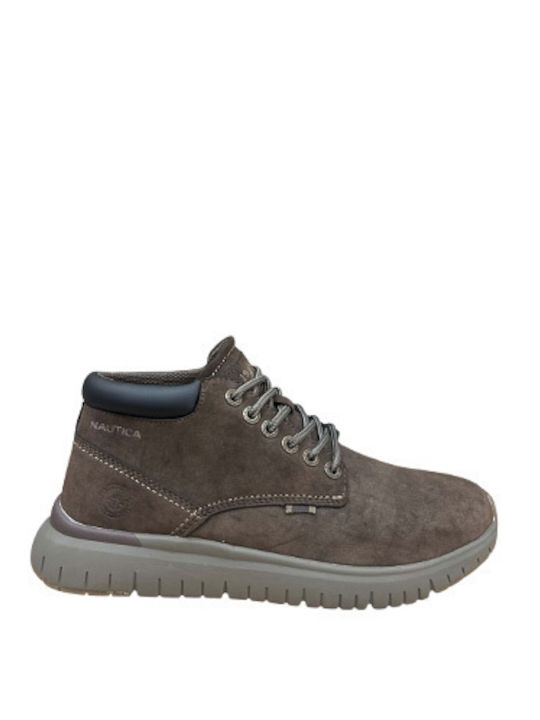 Nautica Sierra Nevada Suede Men's Brown Boots